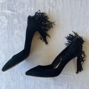 **SOLD Loeffler Randall fringe heels 👠